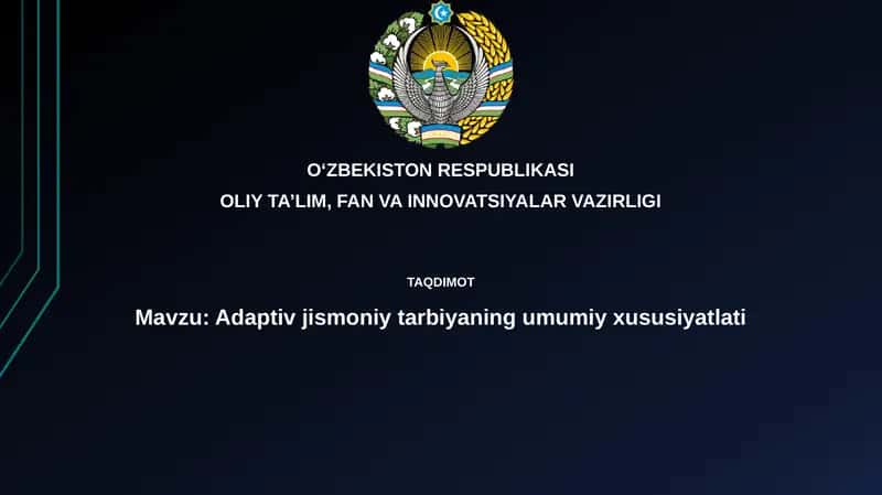 Adaptiv jismoniy tarbiya