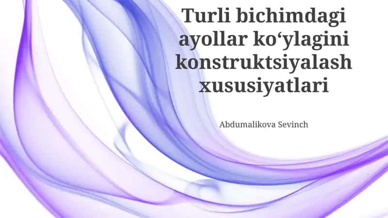 Matolar Tanlash va Ularning Xususiyatlari