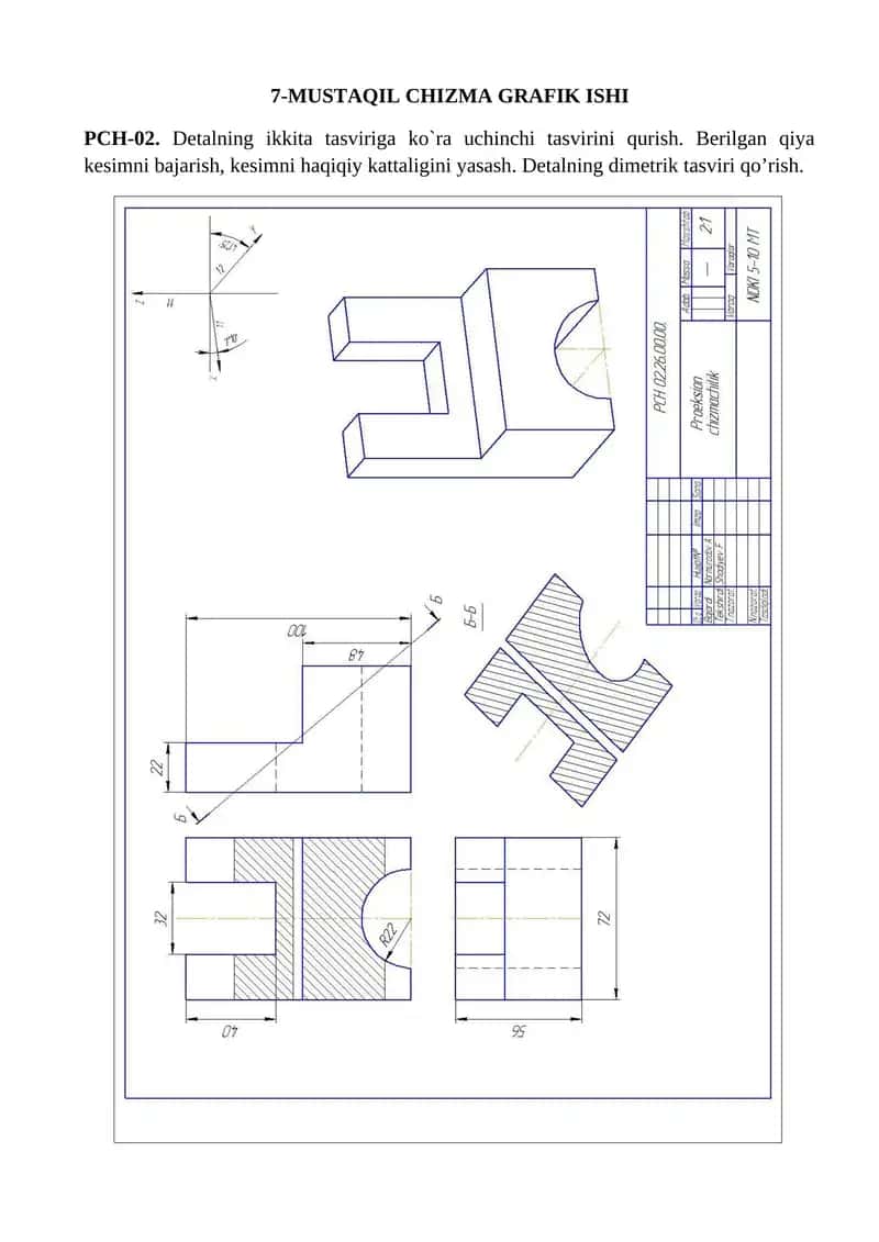 MUSTAQIL CHIZMA GRAFIK ISHI