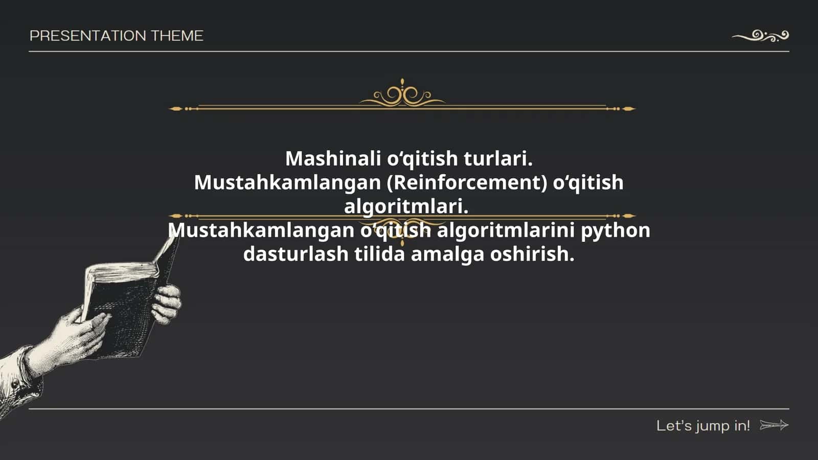 Mashinali o‘qitish turlari