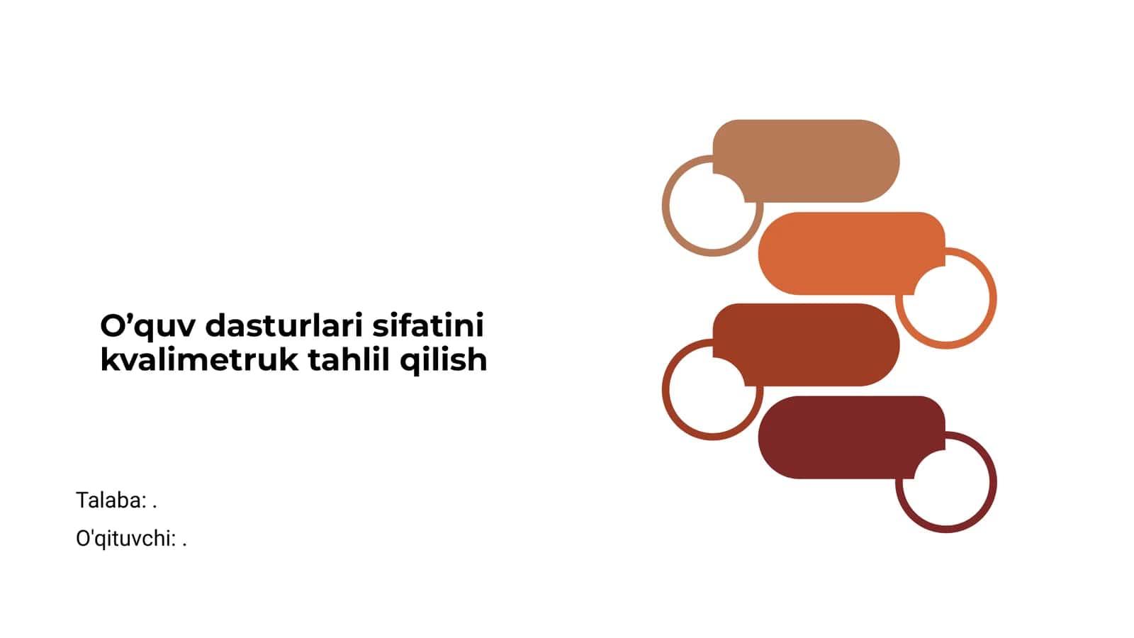 O’quv dasturlari sifatini kvalimetruk tahlil qilish