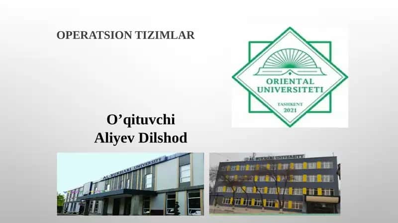 OPERATSION TIZIMLAR