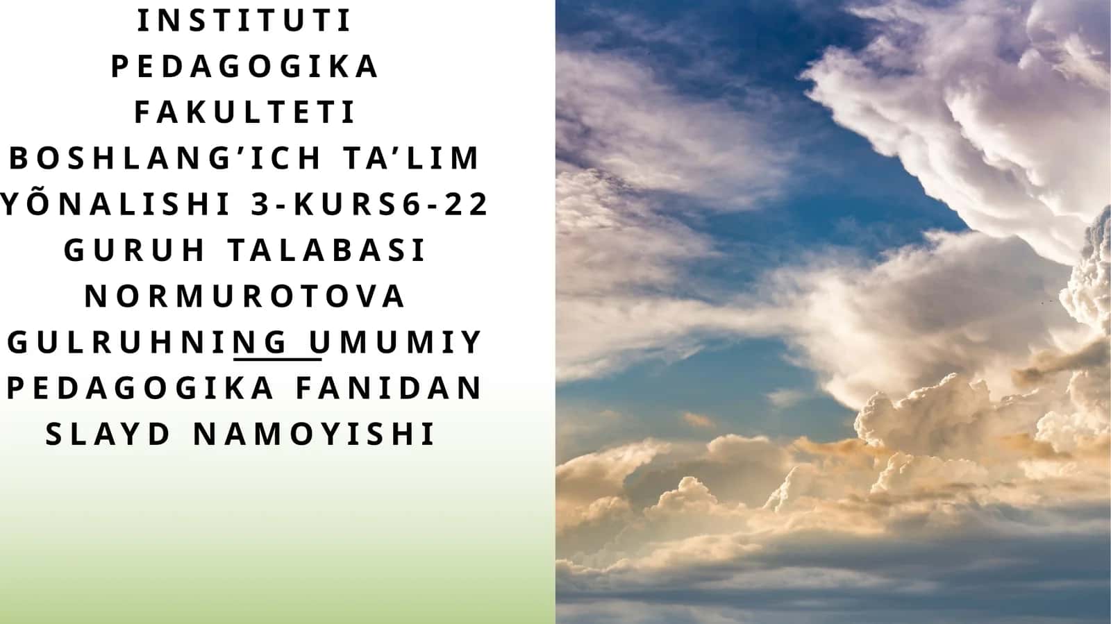 Didaktik ta’lim nazariyasi sifatida.TarbiyaNing maqsad va vazifasi