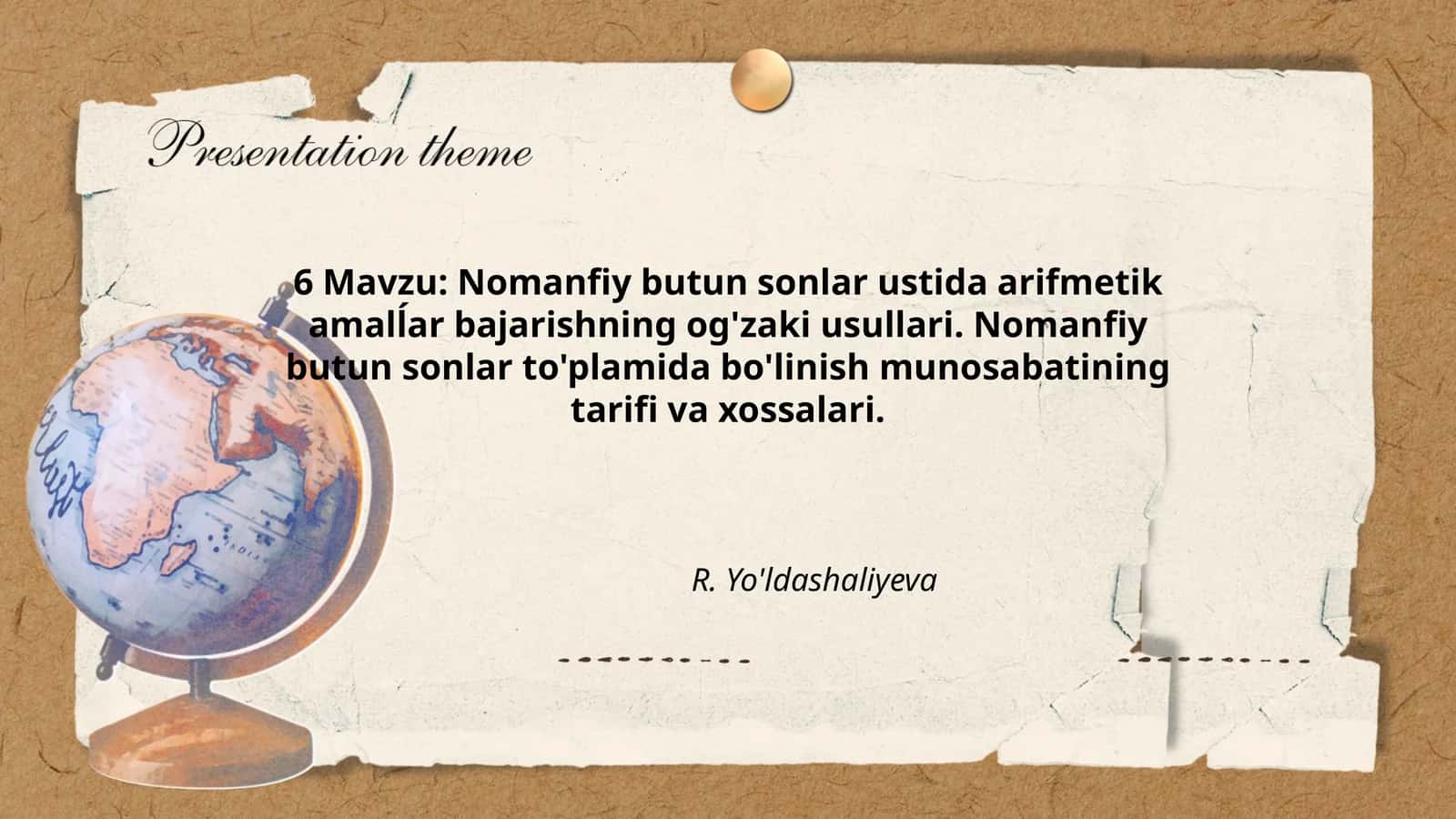 Nomanfiy butun sonlar ustida arifmetik amalĺar bajarishning og'zaki usullari