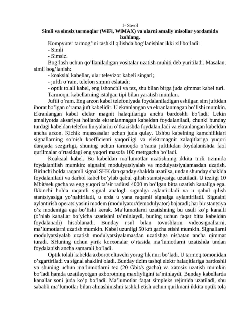 Kompyuter tarmoqlari