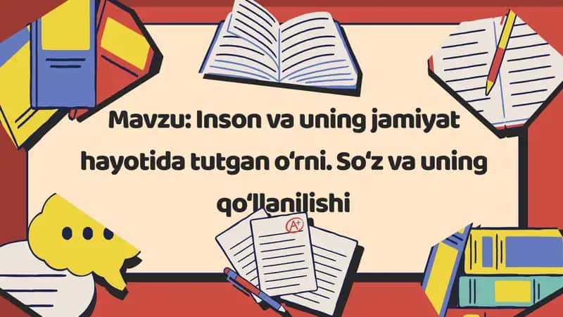 Inson va uning jamoatga o‘rni va vazifalari