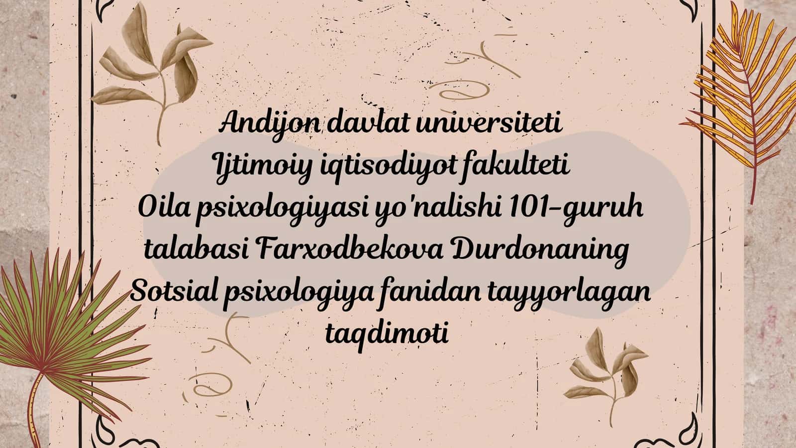Sotsial psixologik tadqiqotlar metodologiyasi tushunchasi