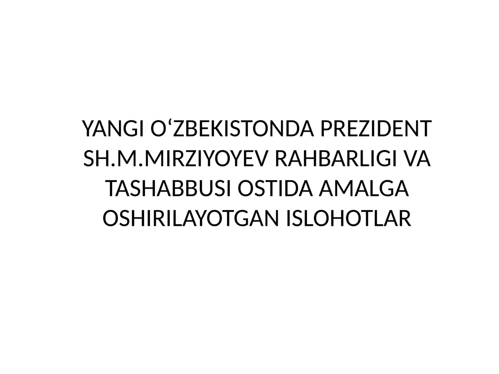 ISLOHOTLAR