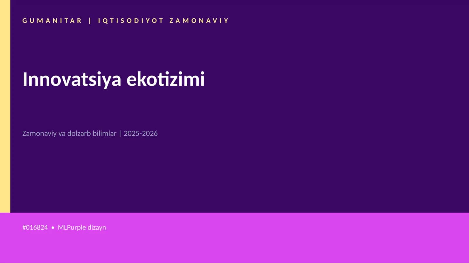 Innovatsiya ekotizimi