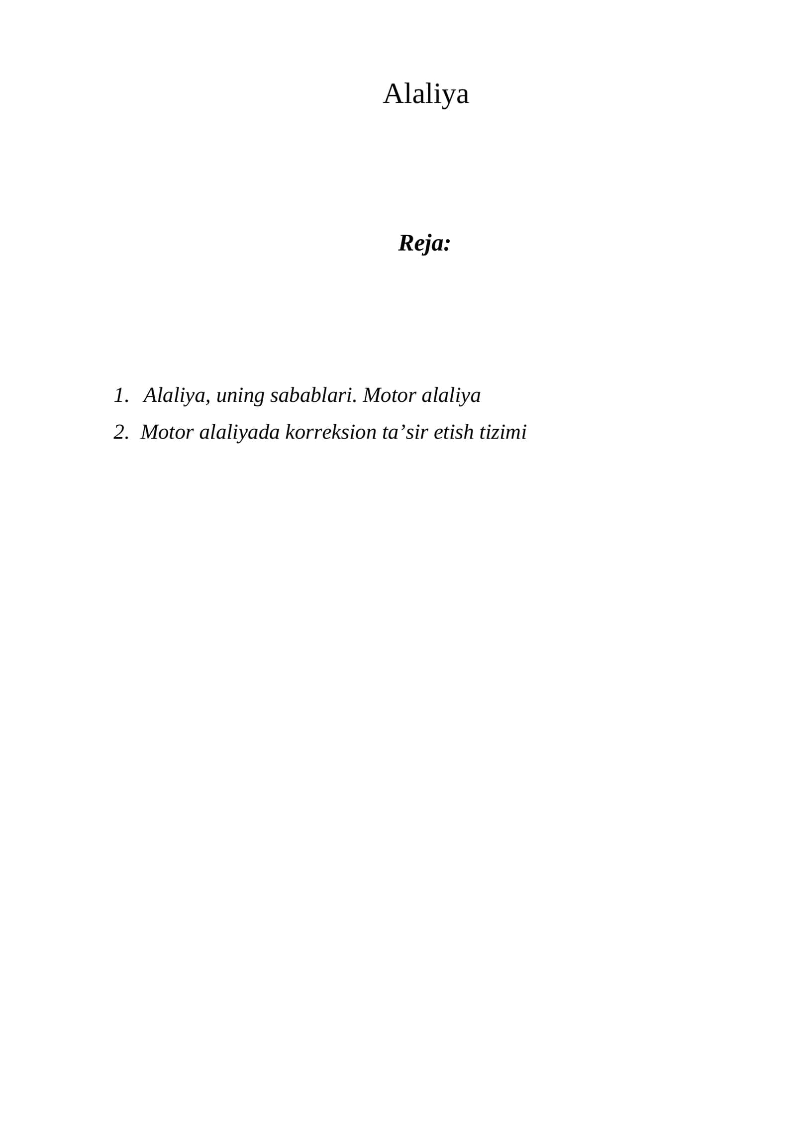 Alaliya