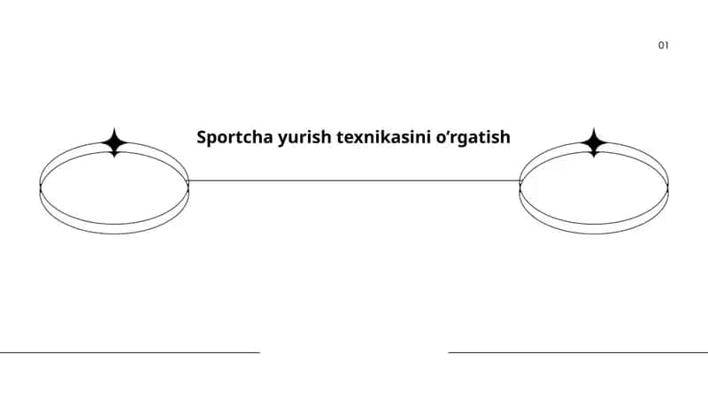 Sportcha yurish texnikasini o’rgatish