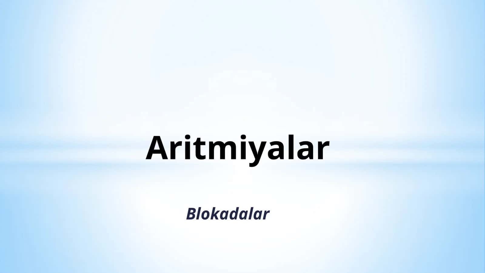 Blokadalar