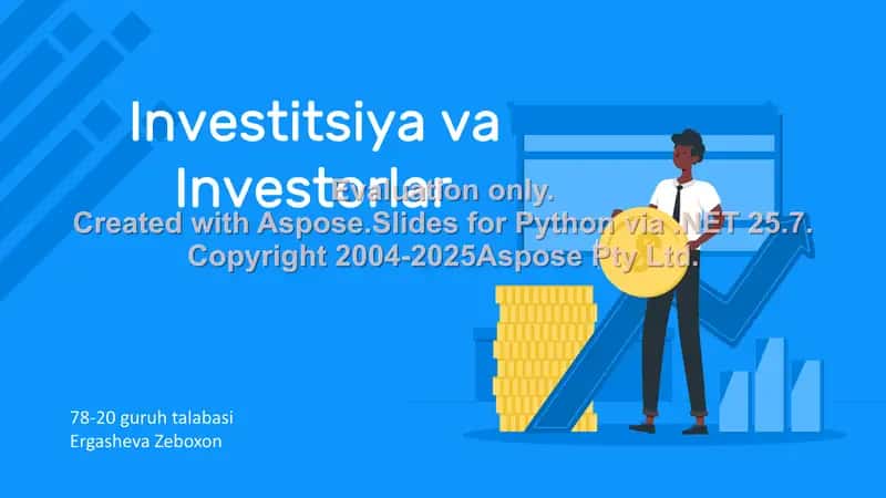 Investitsiya va Investorlar
