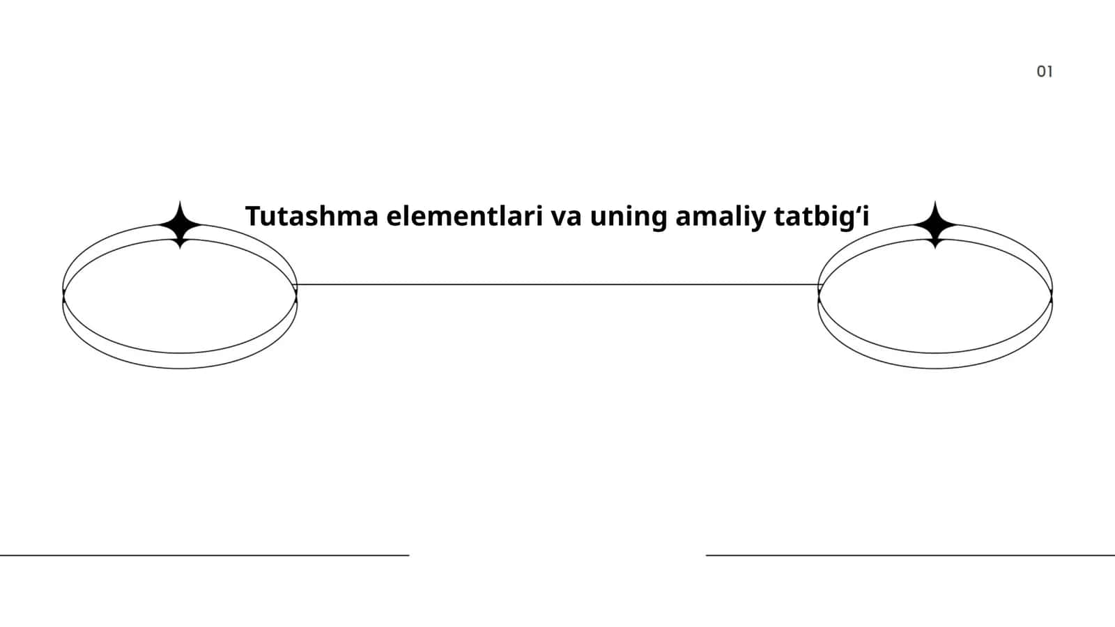 Tutashma elementlari va uning amaliy tatbigʻi