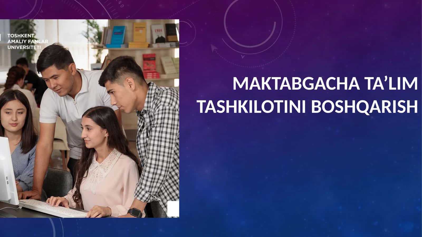 Maktabgacha ta'lim tashkilotini boshqarish