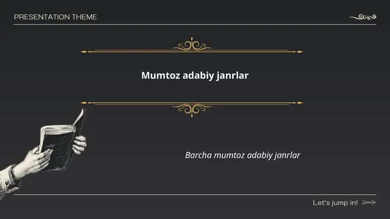 Mumtoz adabiy janrlar