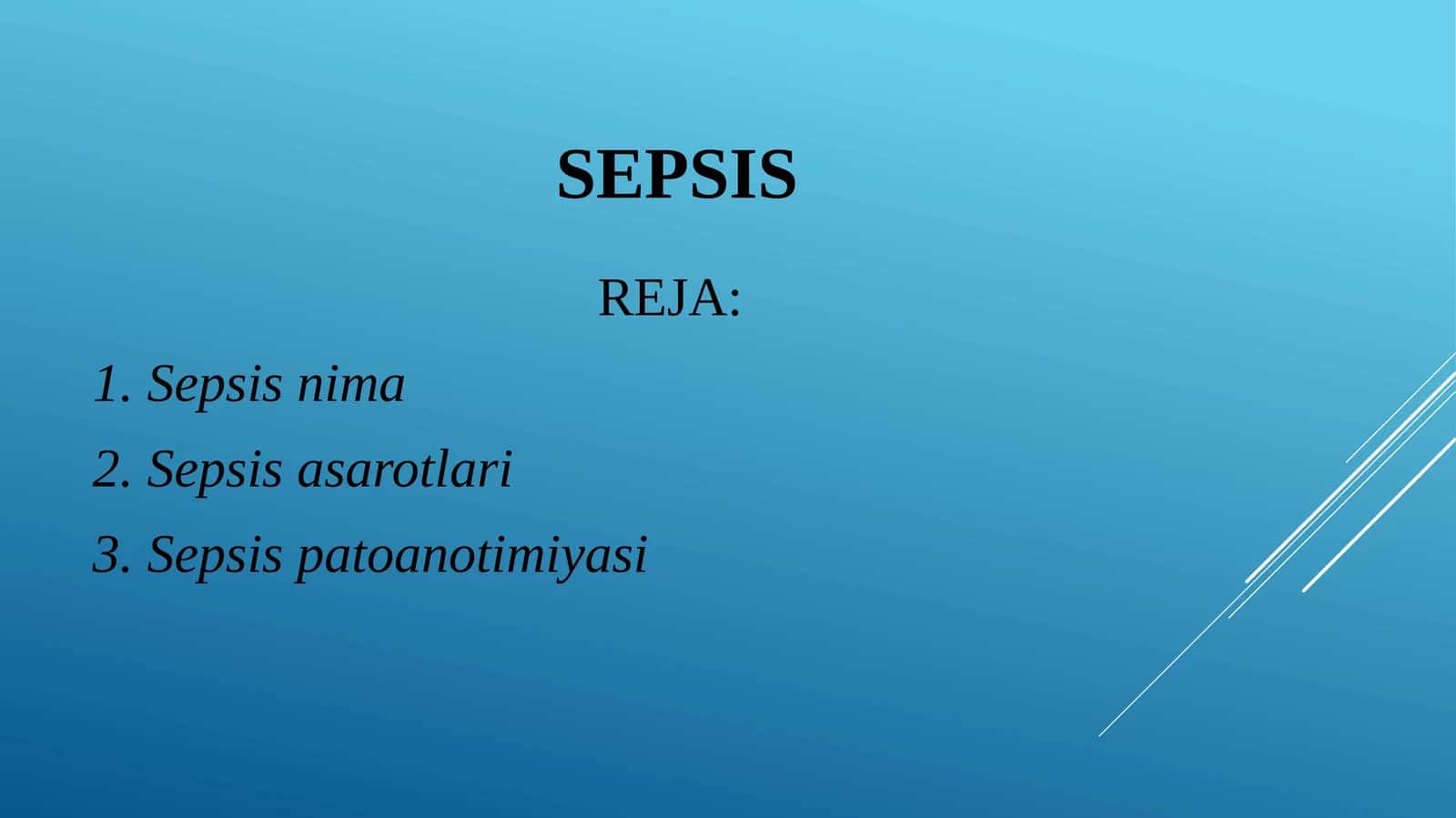 sepsis