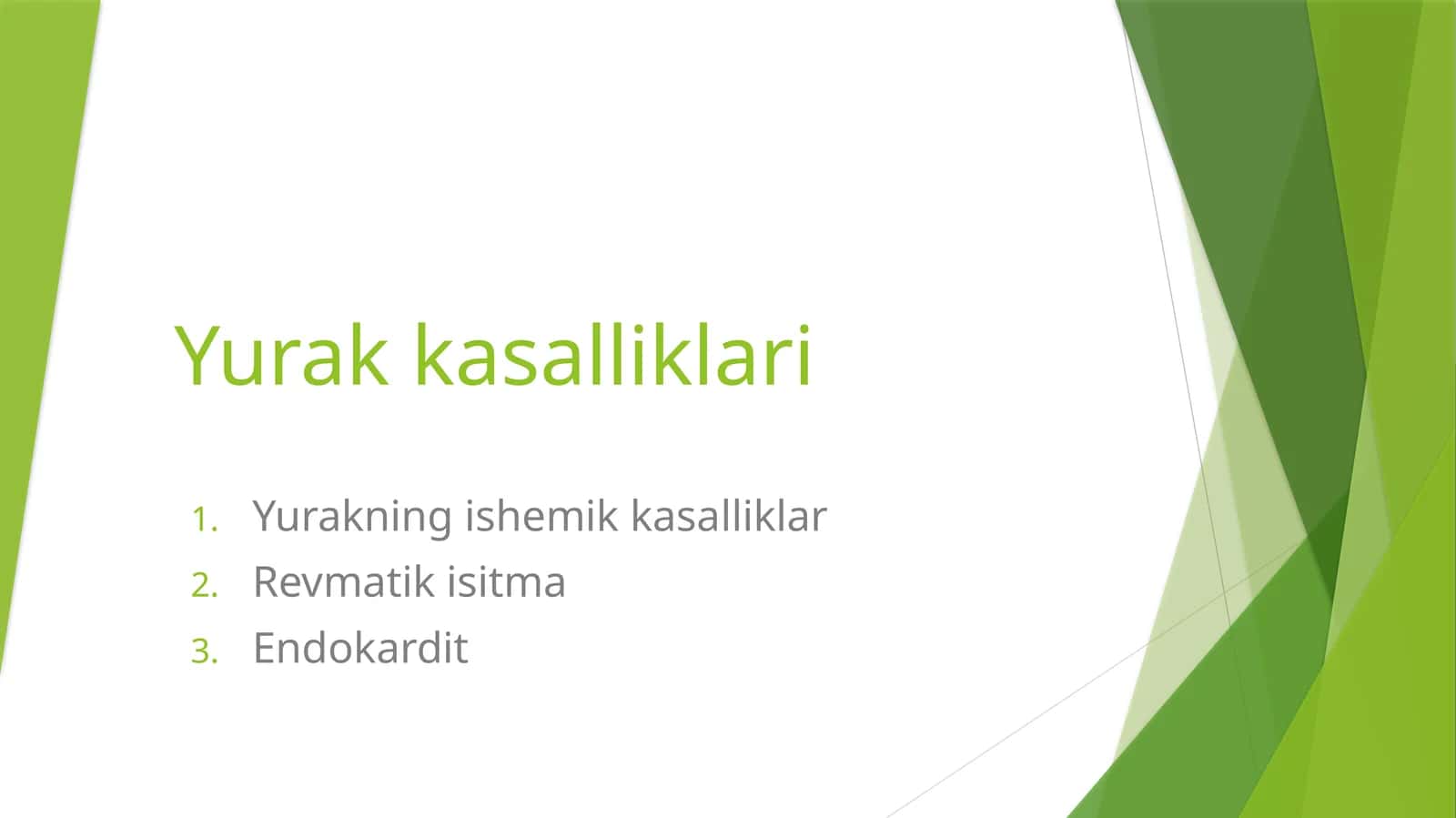 Yurakning ishemik kasalliklari