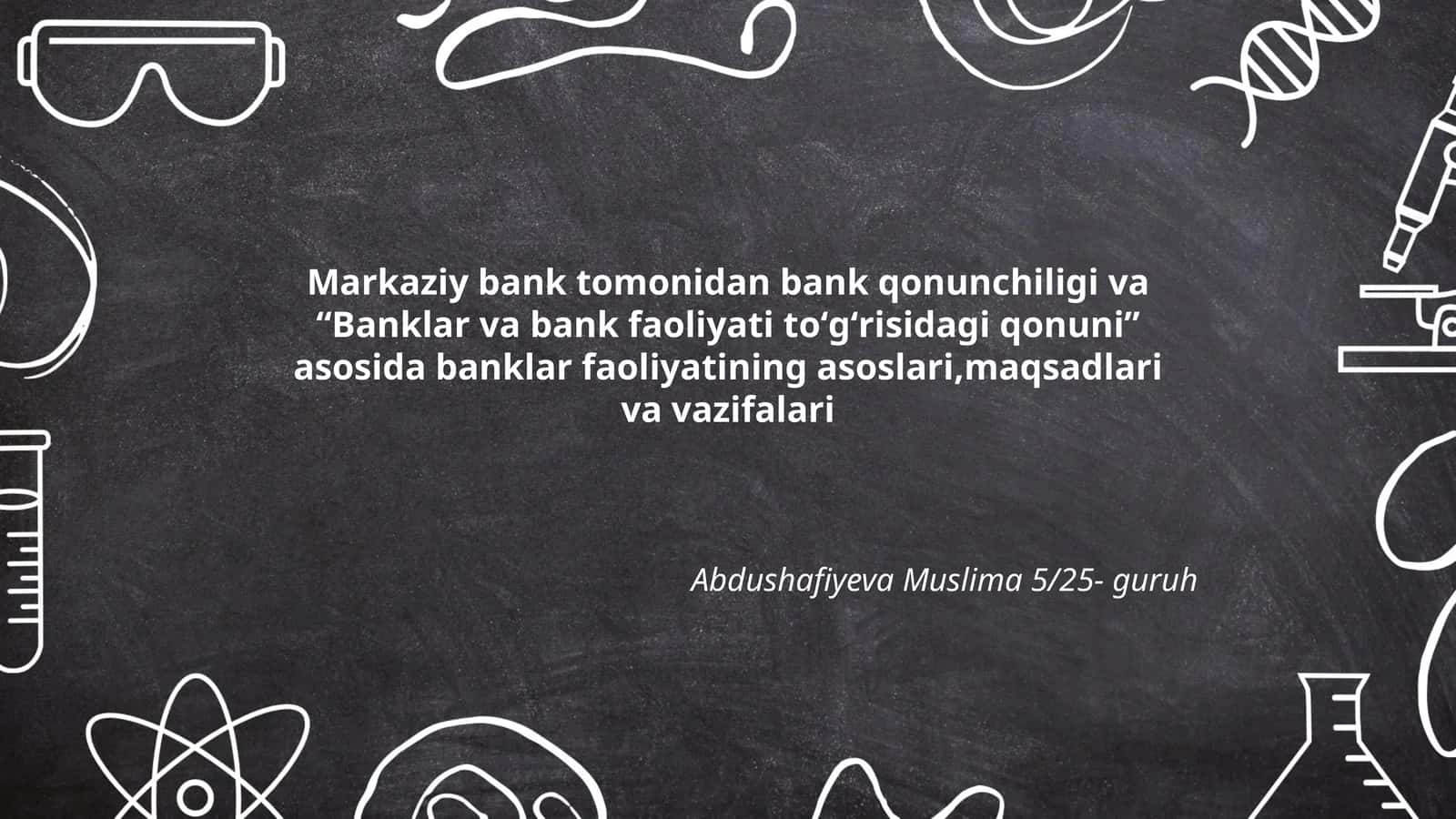 Markaziy Bank qonuni