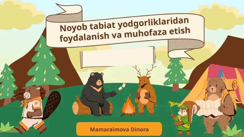 Noyob tabiat yodgorliklaridan foydalanish va muhofaza etish