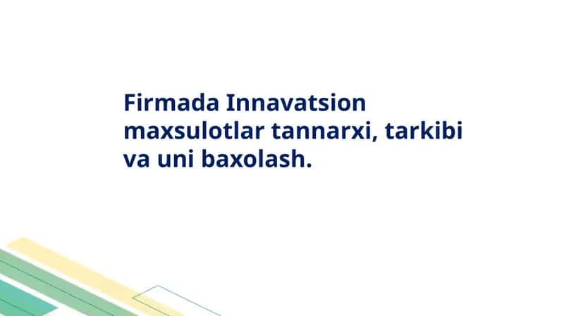Innavatsion maxsulotlar