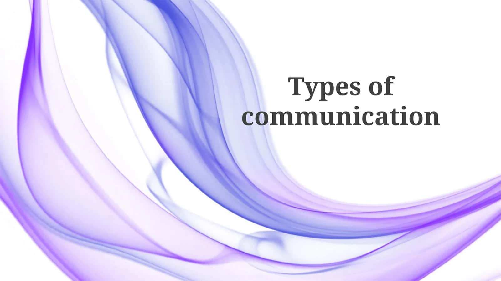 Verbal Communication