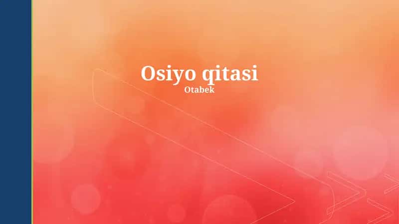 Osiyo qitasi