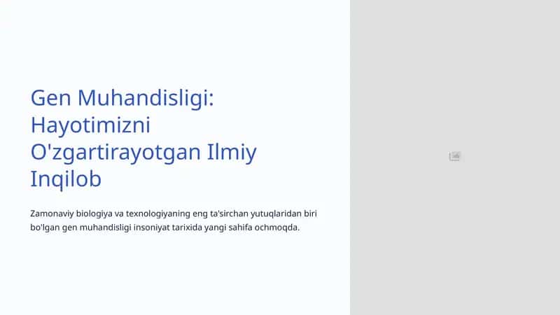 Gen Muhandisligi
