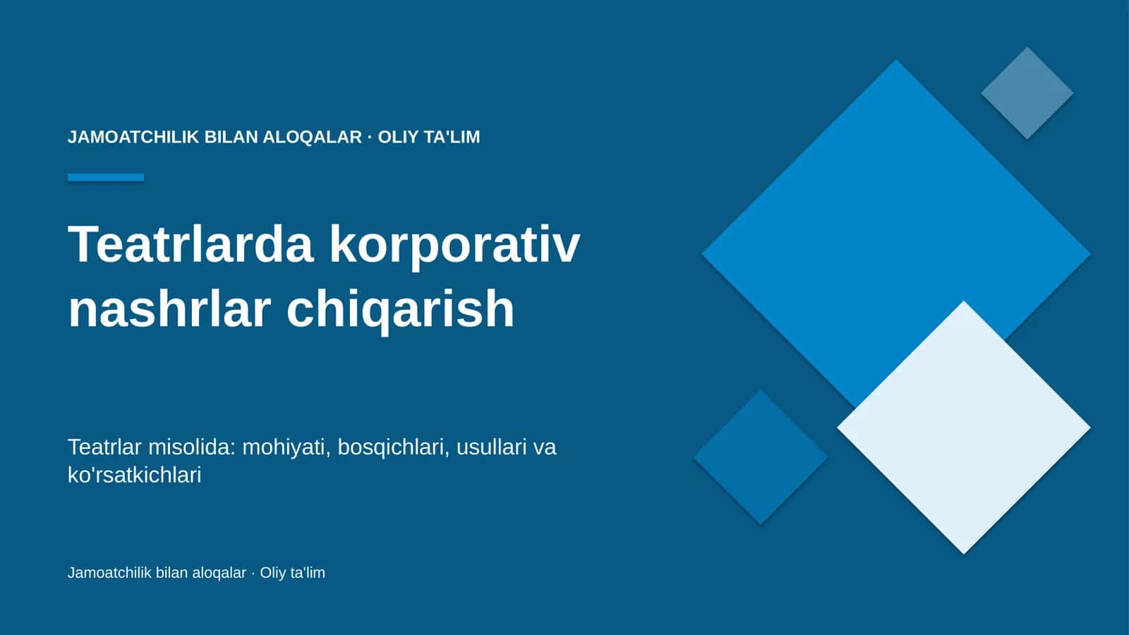 teatrlarda korporativ nashrlar chiqarish 9715
