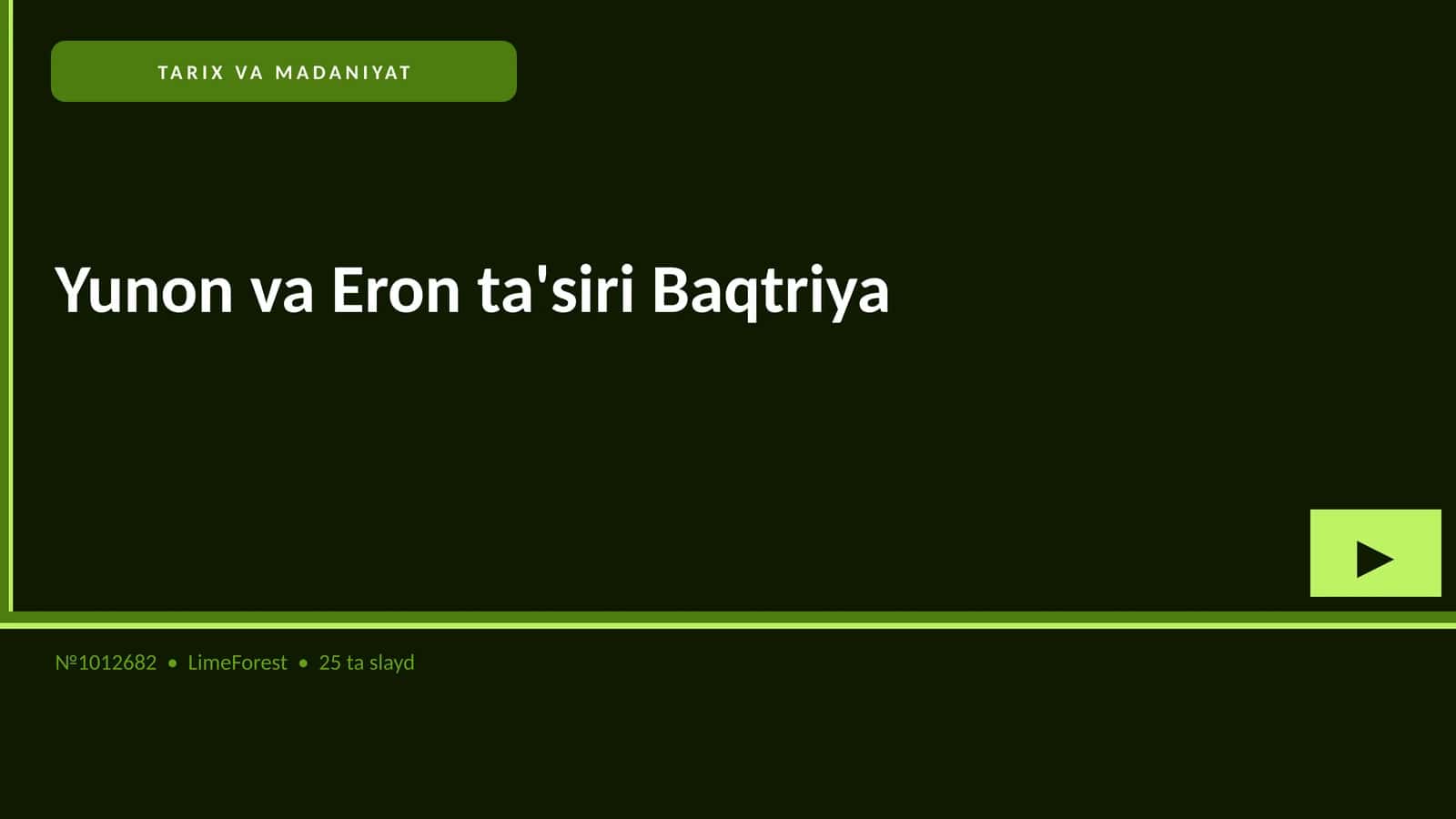 Yunon va Eron ta'siri Baqtriya