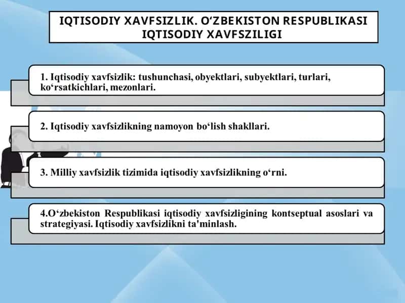 IQTISODIY XAVFSIZLIK