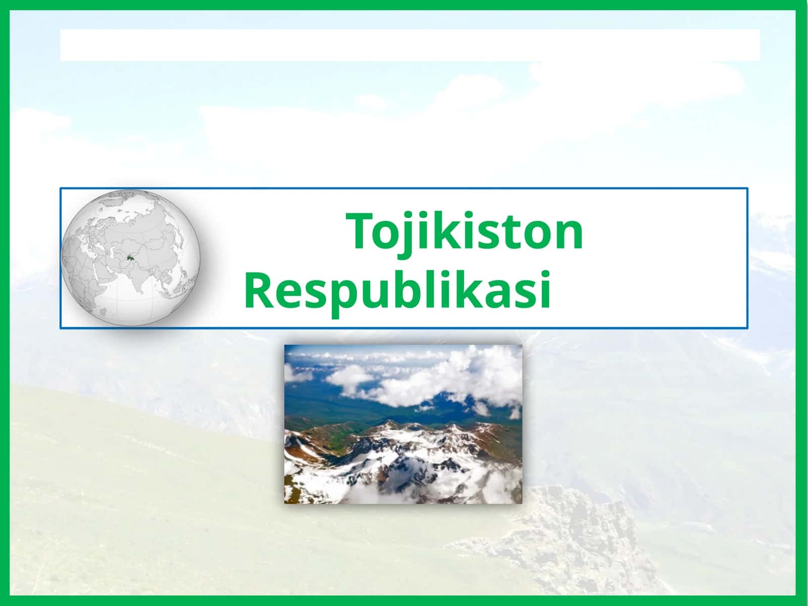 Tojikiston Respublikasi
