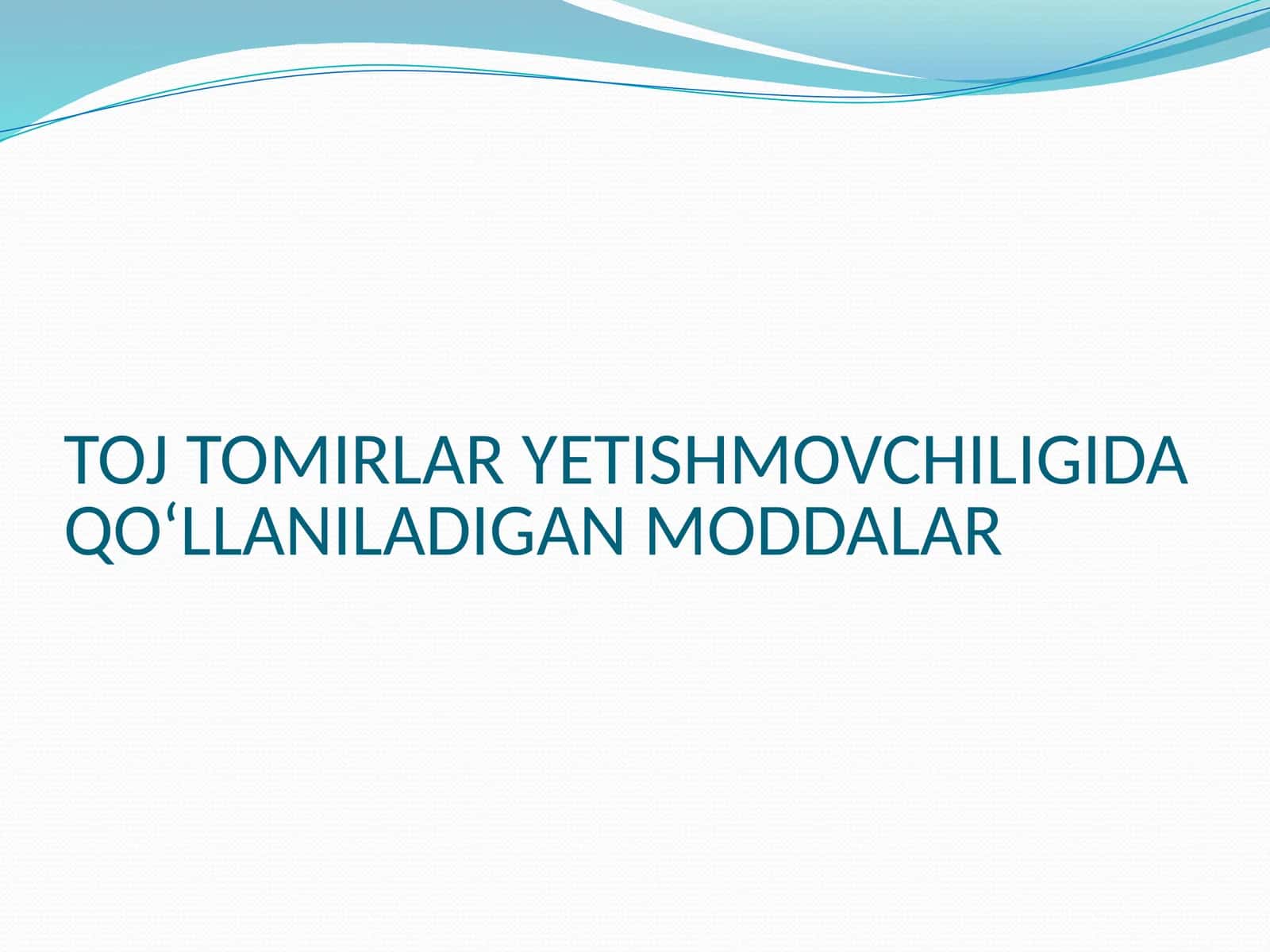 antianginal vositalar
