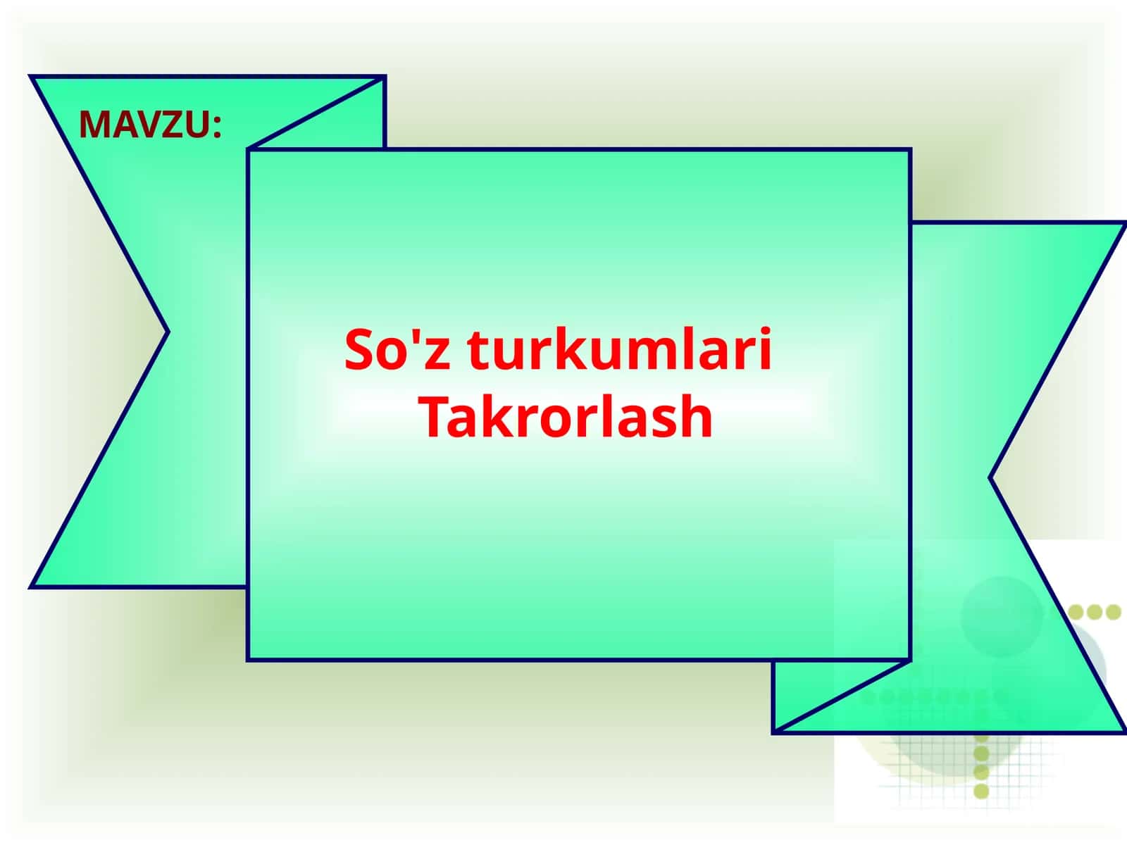 So'z turkumlari