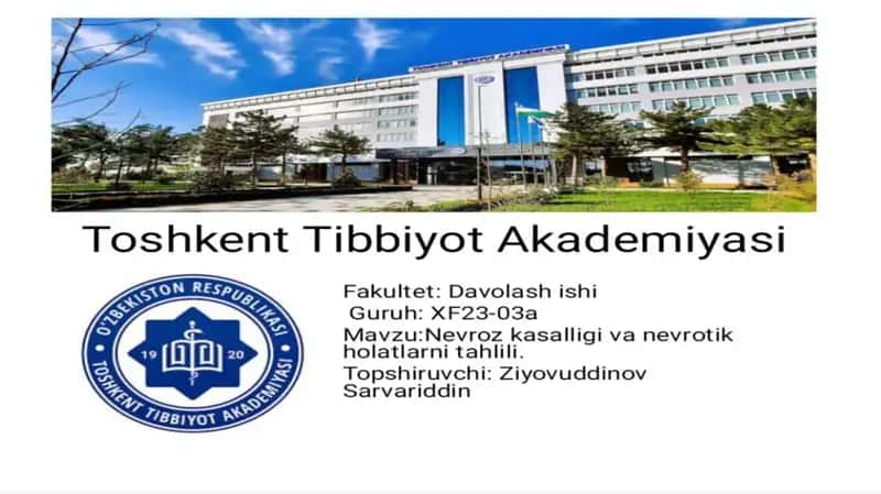Nevroz kasalligi, sabablari va davolash usullari