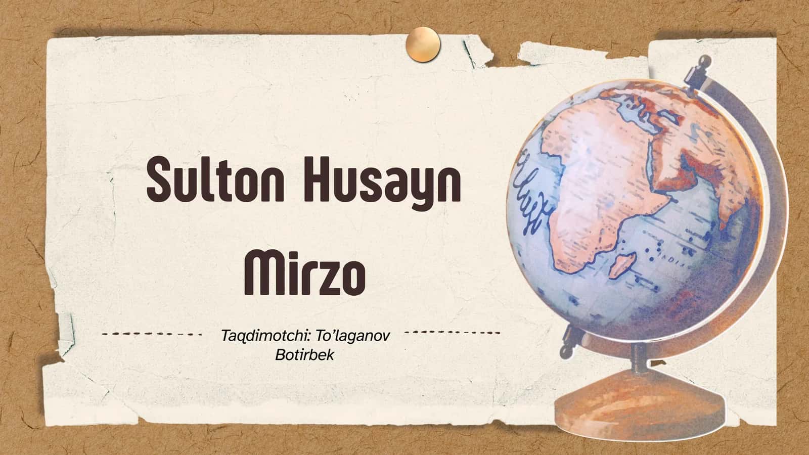 Sulton Husayn Mirzo