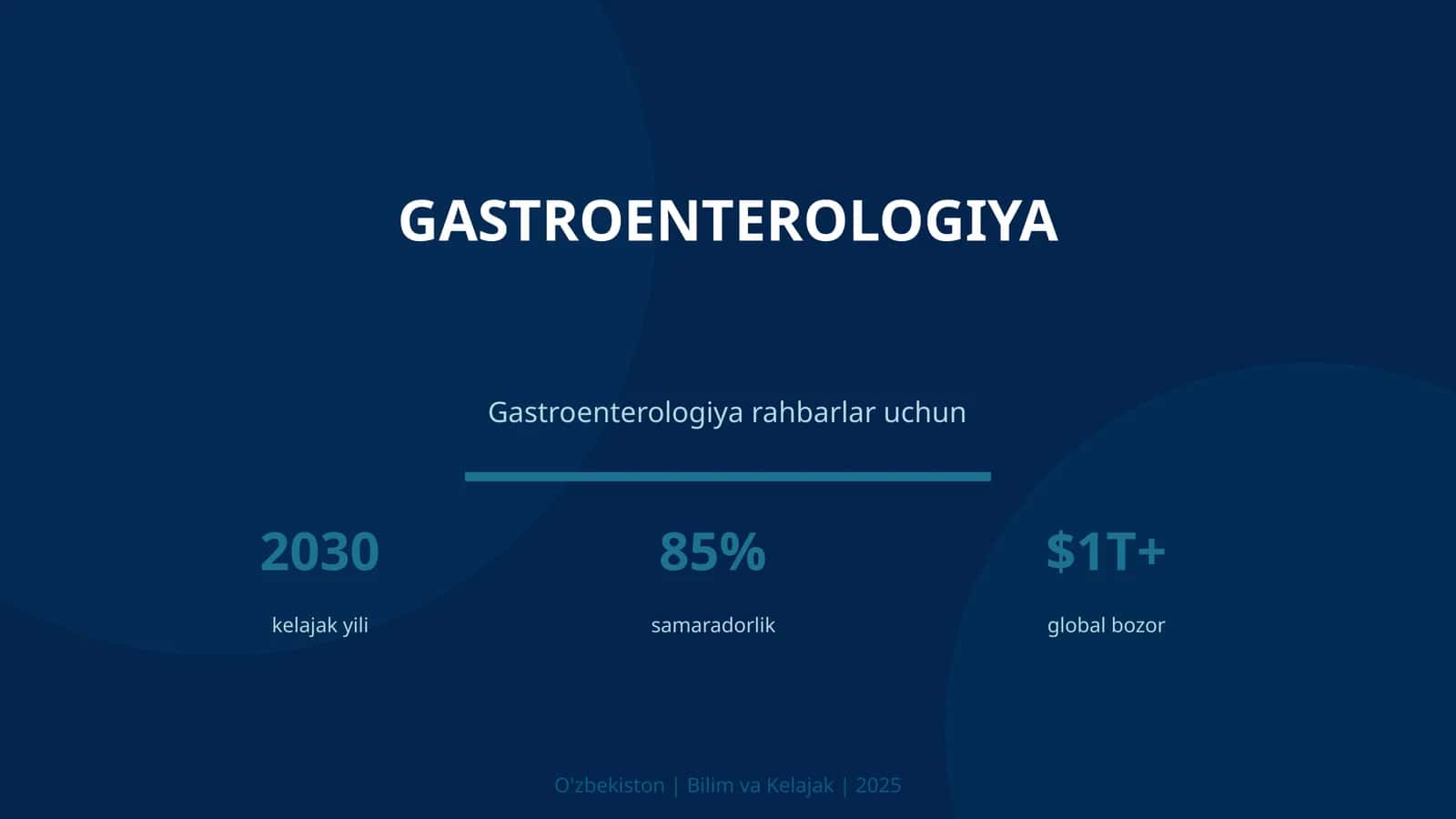 GASTROENTEROLOGIYA