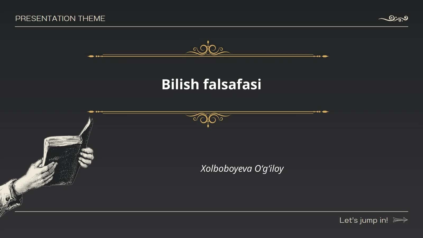 Bilish falsafasi