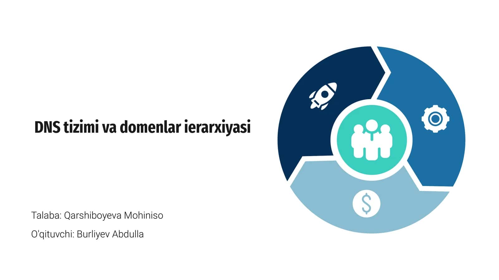 DNS tizimi va domenlar ierarxiyasi