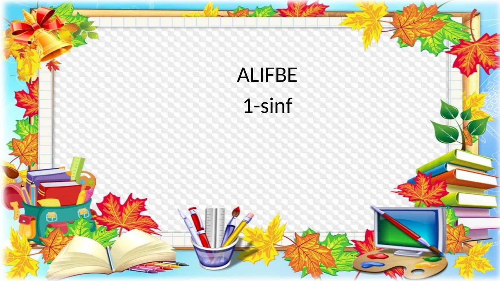ALIFBE 1-sinf Mavzu: Ngtovushiva Ngngharfini mustahkamlash