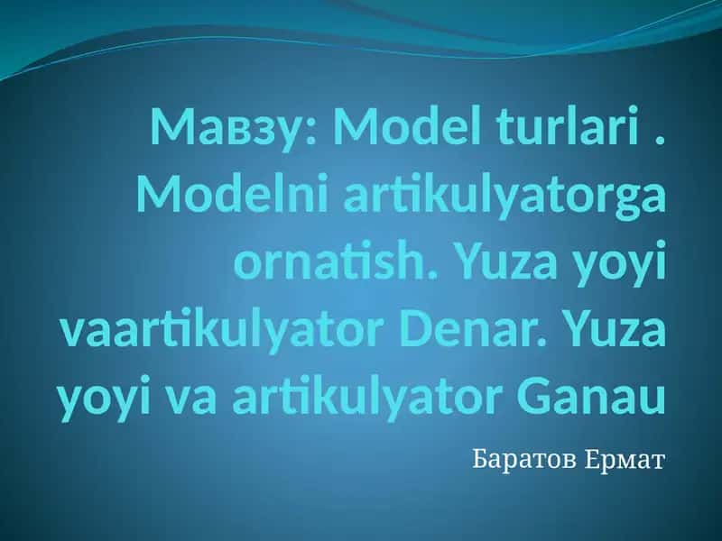Artikulyator