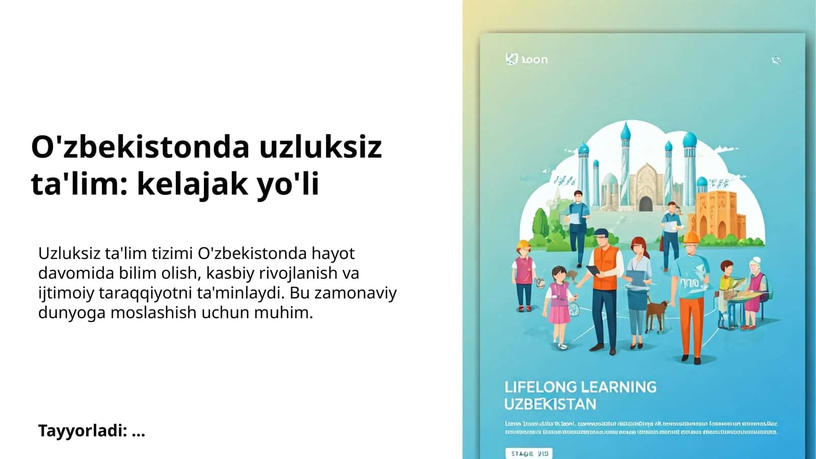 Umumiy o'rta ta'lim: 11 yillik majburiy ta'lim tizimi