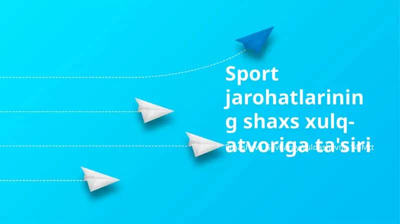 Sport jarohatlarining shaxs xulq-atvoriga ta'siri