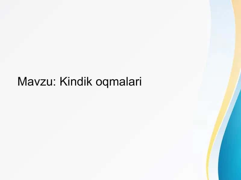Kindik oqmalari
