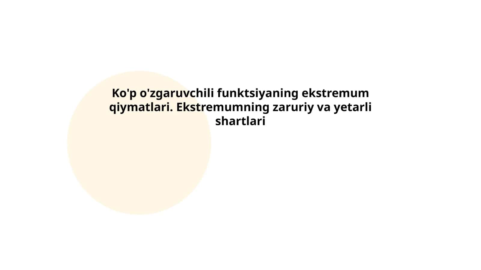 Ko'p o'zgaruvchili funktsiyalar nazariyasi