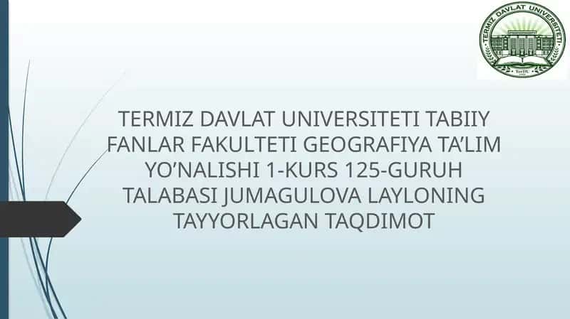 O’zbekiston g’orlari. O’zbekiston muzliklari Tropik va O’rta kengliklardagi cho’l va chala cho’llardaeoljarayonlari.qirg’oqlarnio’rganishningilmiyvaamaliyahamiyati