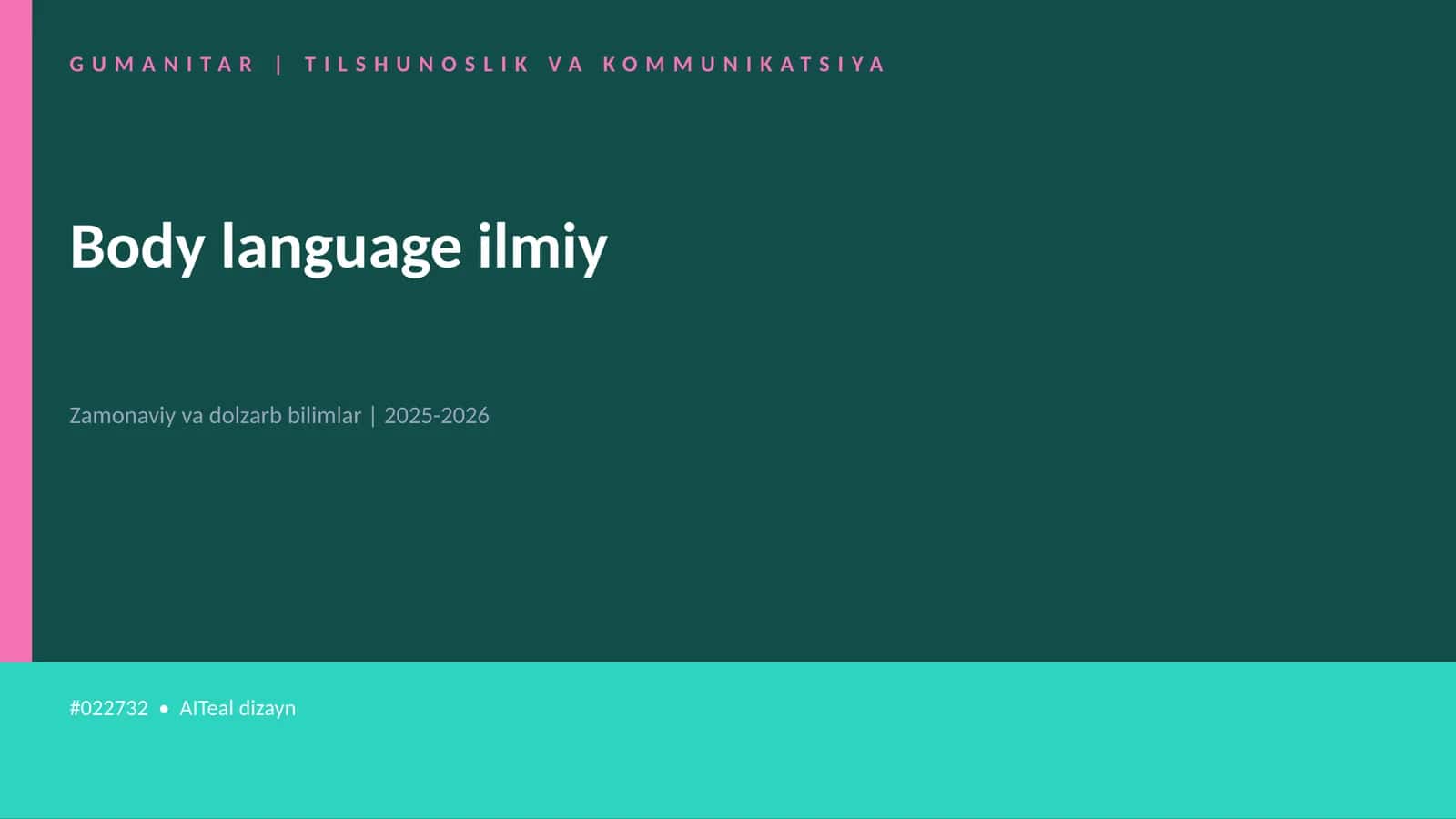 Body language ilmiy