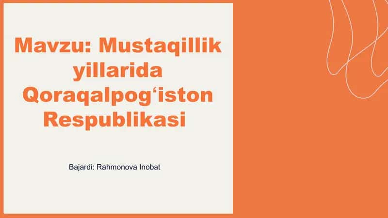 Qoraqalpogʻiston tarixi