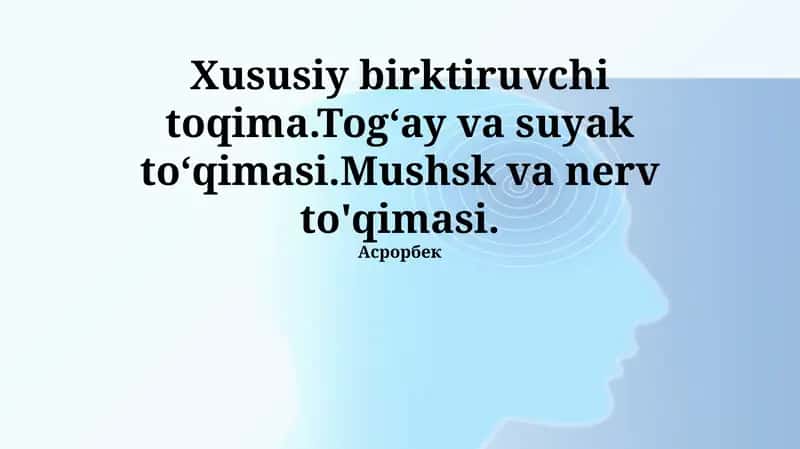 Tog'ay va suyak to'qimasi