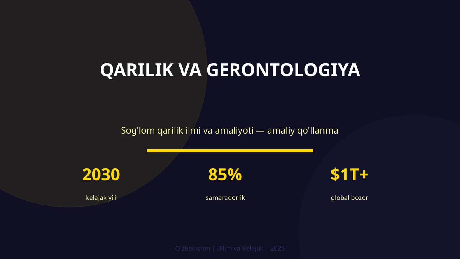 Sog'lom qarilik ilmi va amaliyoti — amaliy qo'llanma